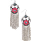 Festive Fringe - Pink - Paparazzi Earring Image