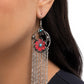 Festive Fringe - Pink - Paparazzi Earring Image