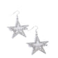 Touchdown Tribute - White - Paparazzi Earring Image