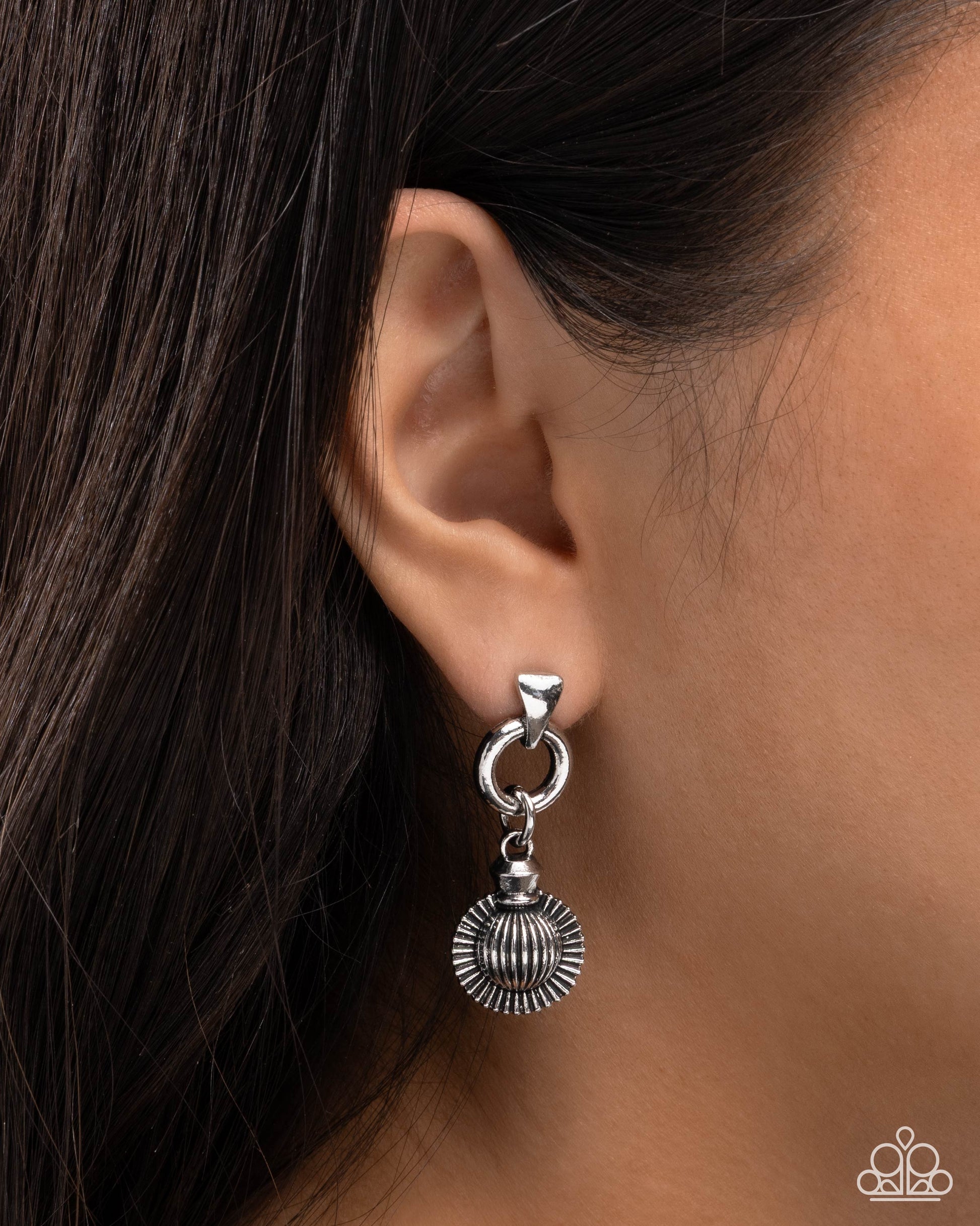 Slow Sway - Silver - Paparazzi Earring Image