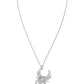 Spider Story - White - Paparazzi Necklace Image