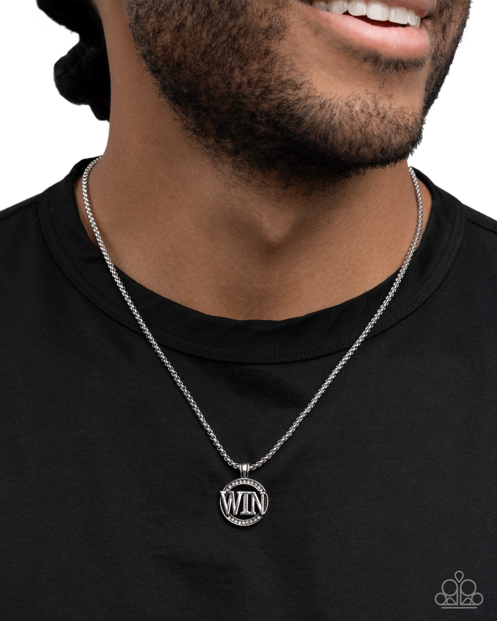 Paparazzi Necklace ~ Fight to Win - Silver – Paparazzi Jewelry | Online ...