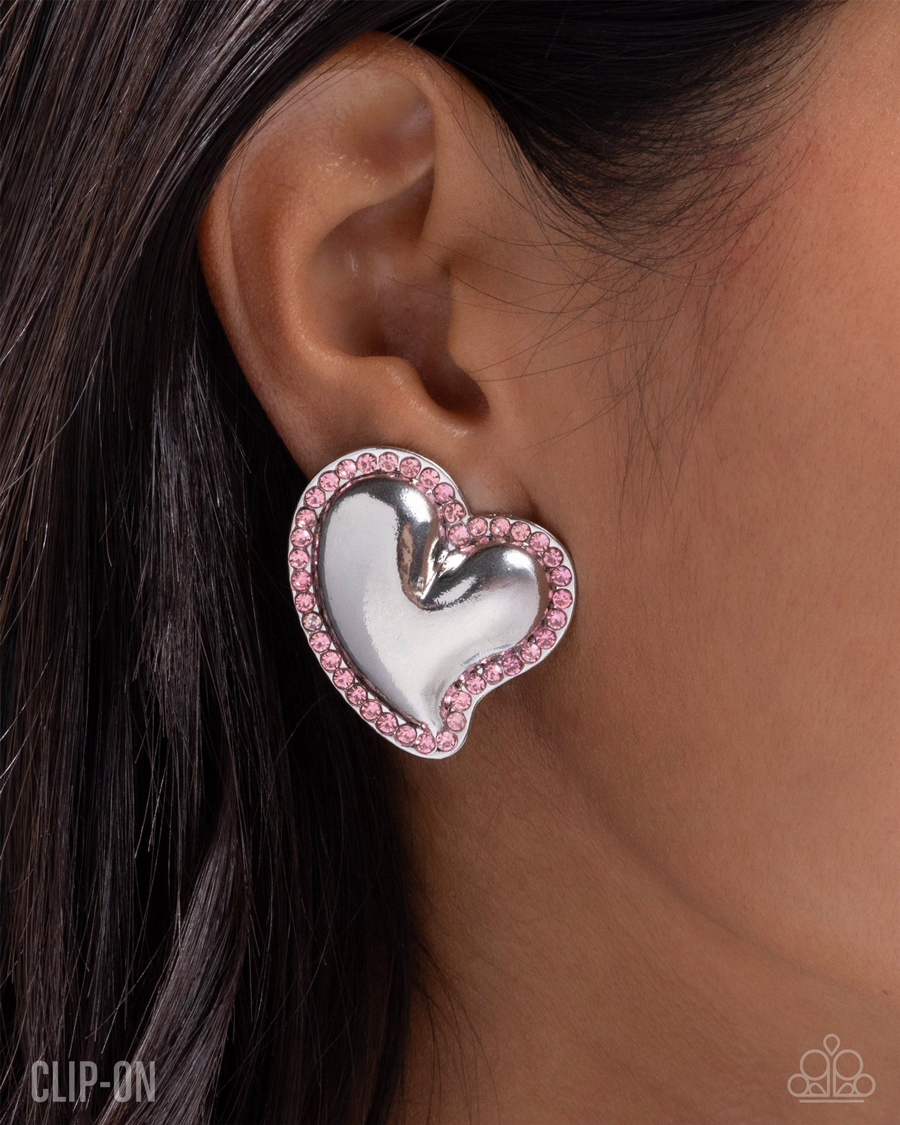 Loveable Luminescent - Pink - Paparazzi Earring Image