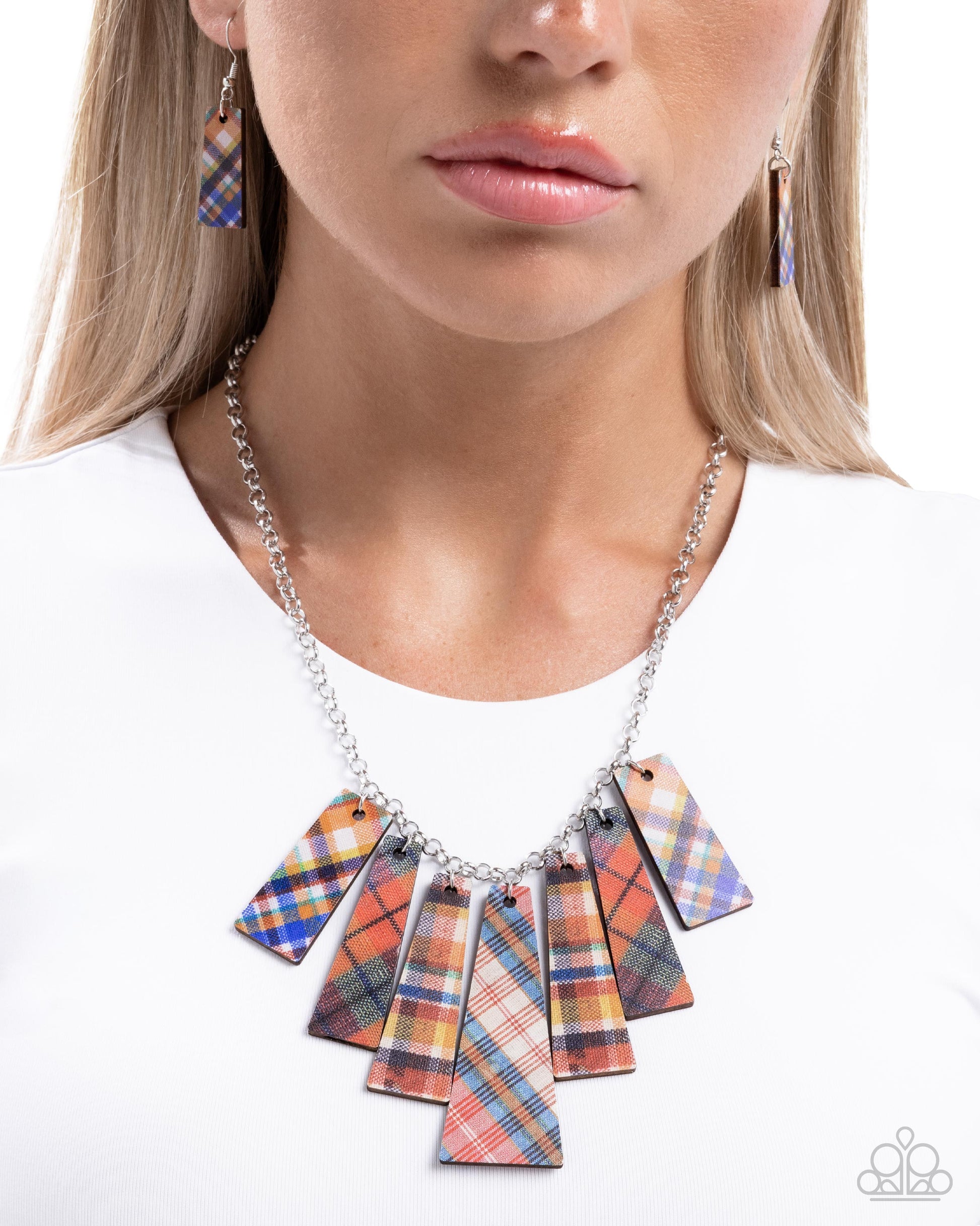 Pleasing Plaid - Paparazzi Necklace Image