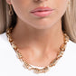 Interlocked Imitation - Paparazzi Necklace Image