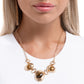 Tailored Trailblazer - Brown - Paparazzi Necklace Image