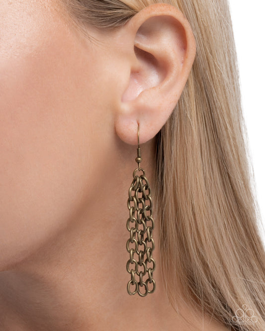 Malibu Meditation - Brass - Paparazzi Necklace Image