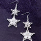 Glittery Galaxy - White - Paparazzi Earring Image