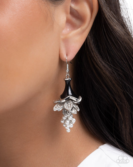 Brilliant Bells - Black - Paparazzi Earring Image