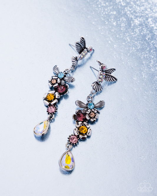 Hummingbird Hallmark - Earrings - Paparazzi Earring Image