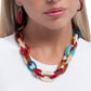 Perfected Color - Red - Paparazzi Necklace Image