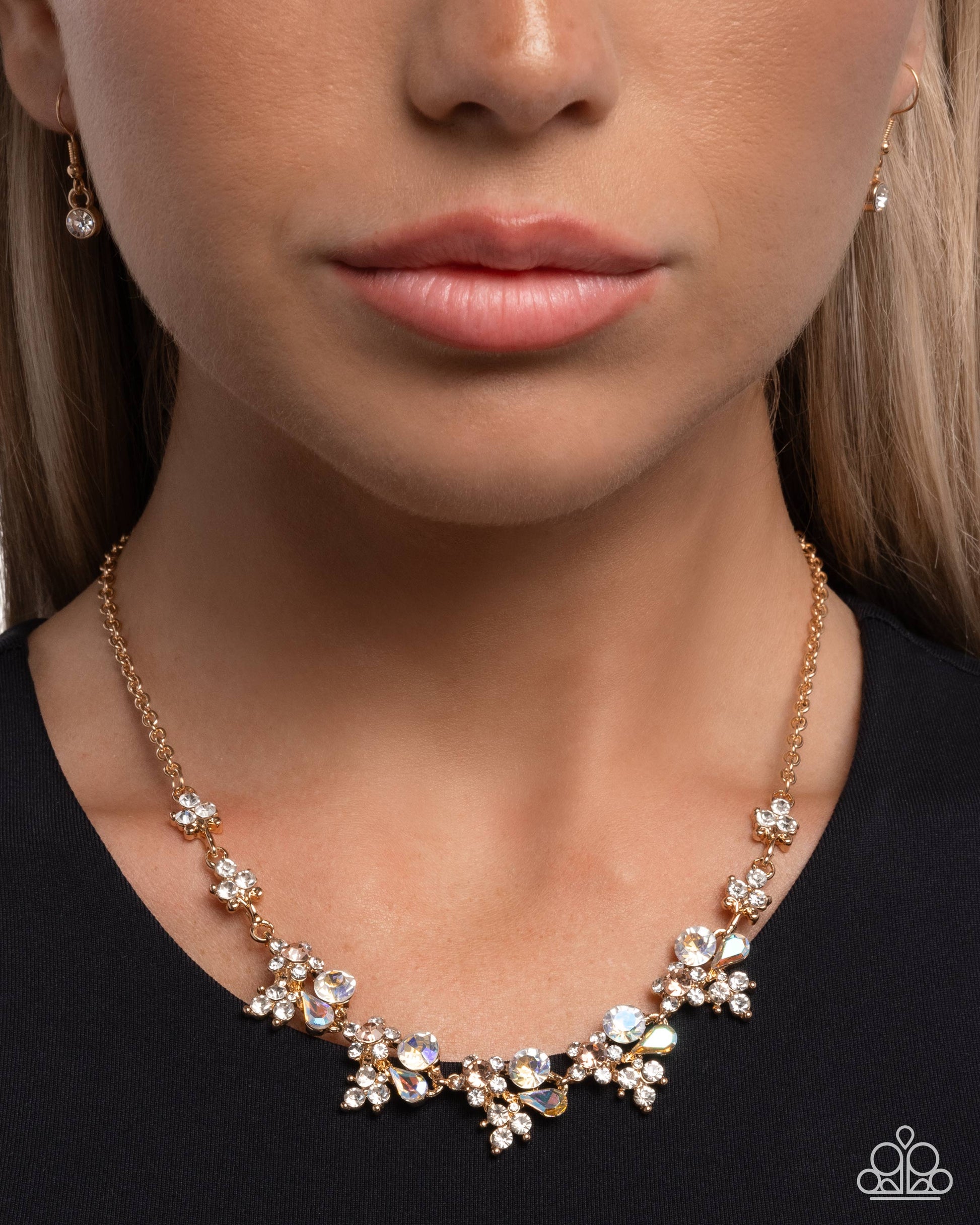 Clustered Cabaret - Yellow - Paparazzi Necklace Image