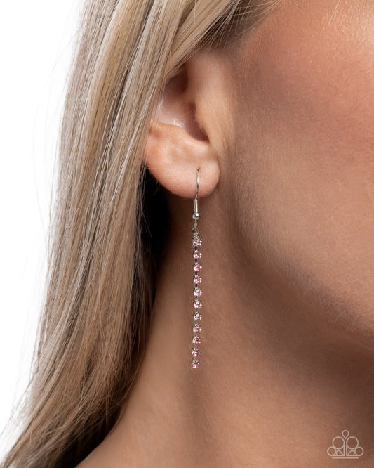 Debonair Dance - Pink - Paparazzi Necklace Image