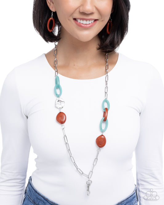 Driven Dance - Blue - Paparazzi Necklace Image