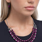 Sweet Series - Purple - Paparazzi Necklace Image