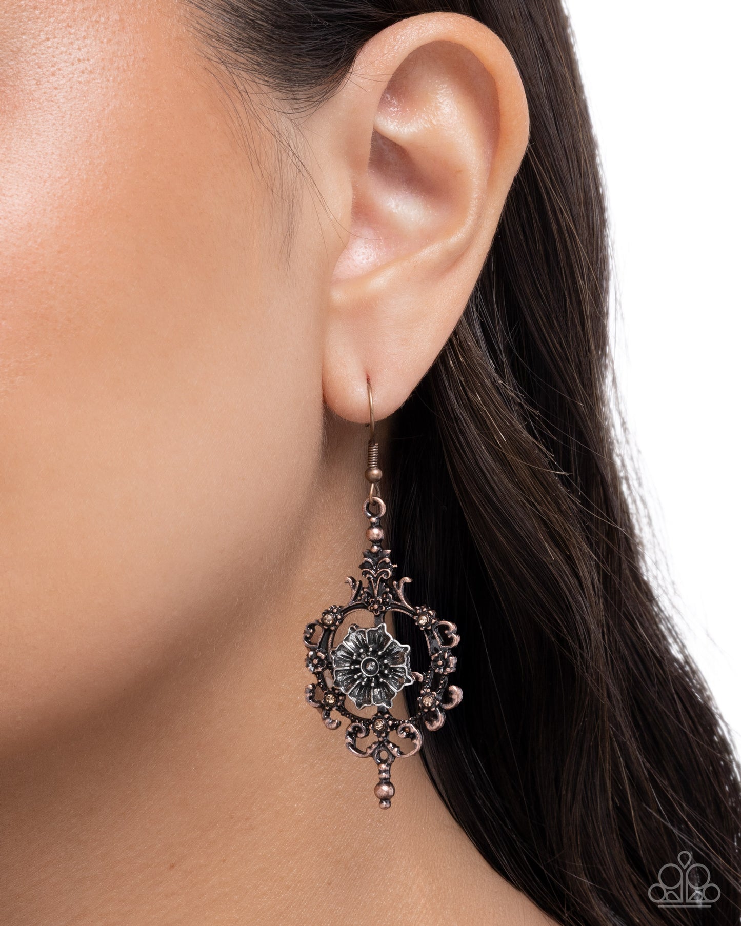 Antique Abloom - Paparazzi Earring Image