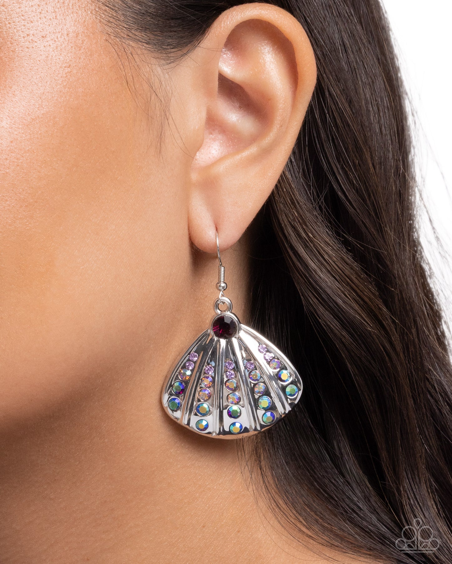 Sophisticated Seashell - Paparazzi Earring Image