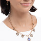 Flirtatious Framing - Blue - Paparazzi Necklace Image