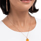 Pumpkin Patch - Copper - Paparazzi Necklace Image