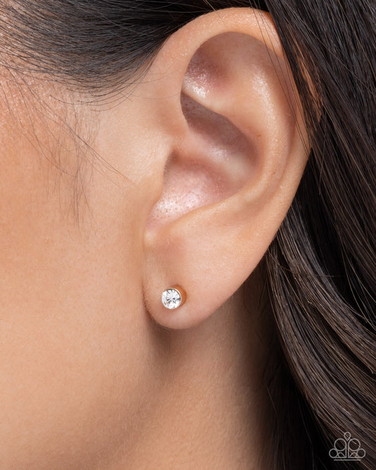 Silent Shimmer - Paparazzi Earring Image