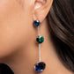 Lost in Chic - Blue - Paparazzi Earring Image