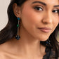 Lost in Chic - Blue - Paparazzi Earring Image