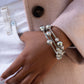 Capable Conviction - White - Paparazzi Bracelet Image