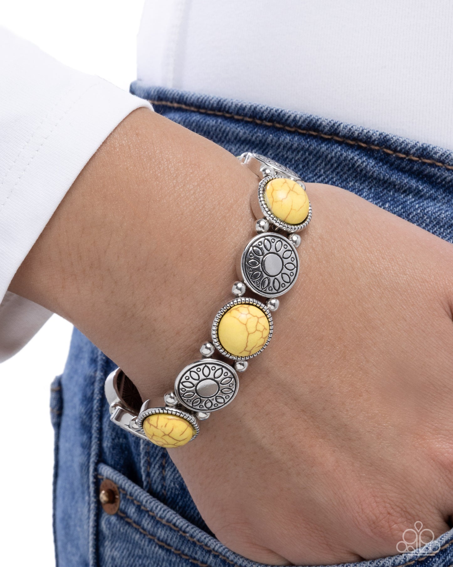 Stamped Stones - Paparazzi Bracelet Image