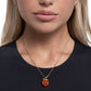 Picturesque Pumpkin - Orange - Paparazzi Necklace Image