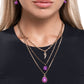 Angelic Anthem - Purple - Paparazzi Necklace Image