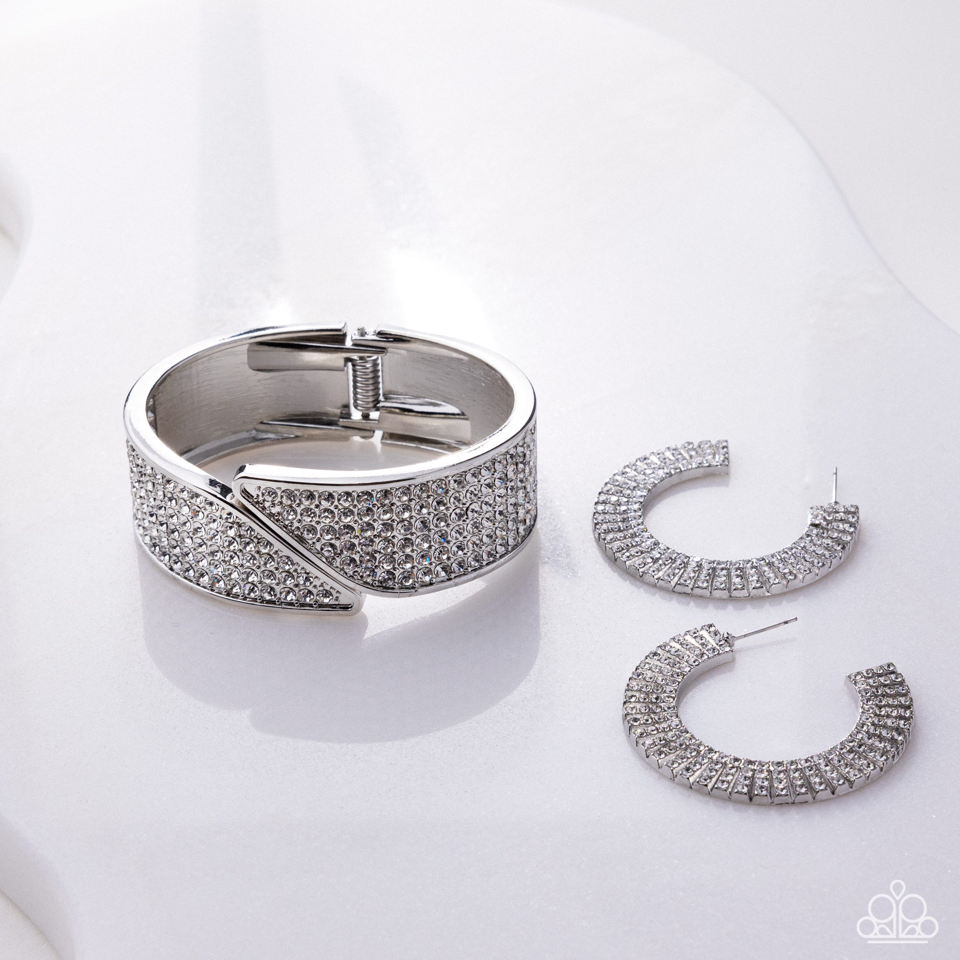 Fierce On Fleek - White - Paparazzi Bracelet Image