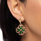 Casual Clover - Green - Paparazzi Earring Image