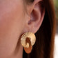 Perceptive Prize - Gold - Paparazzi Earring Image