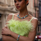 Cool, Calm, And Couture - Green - Paparazzi Necklace Image