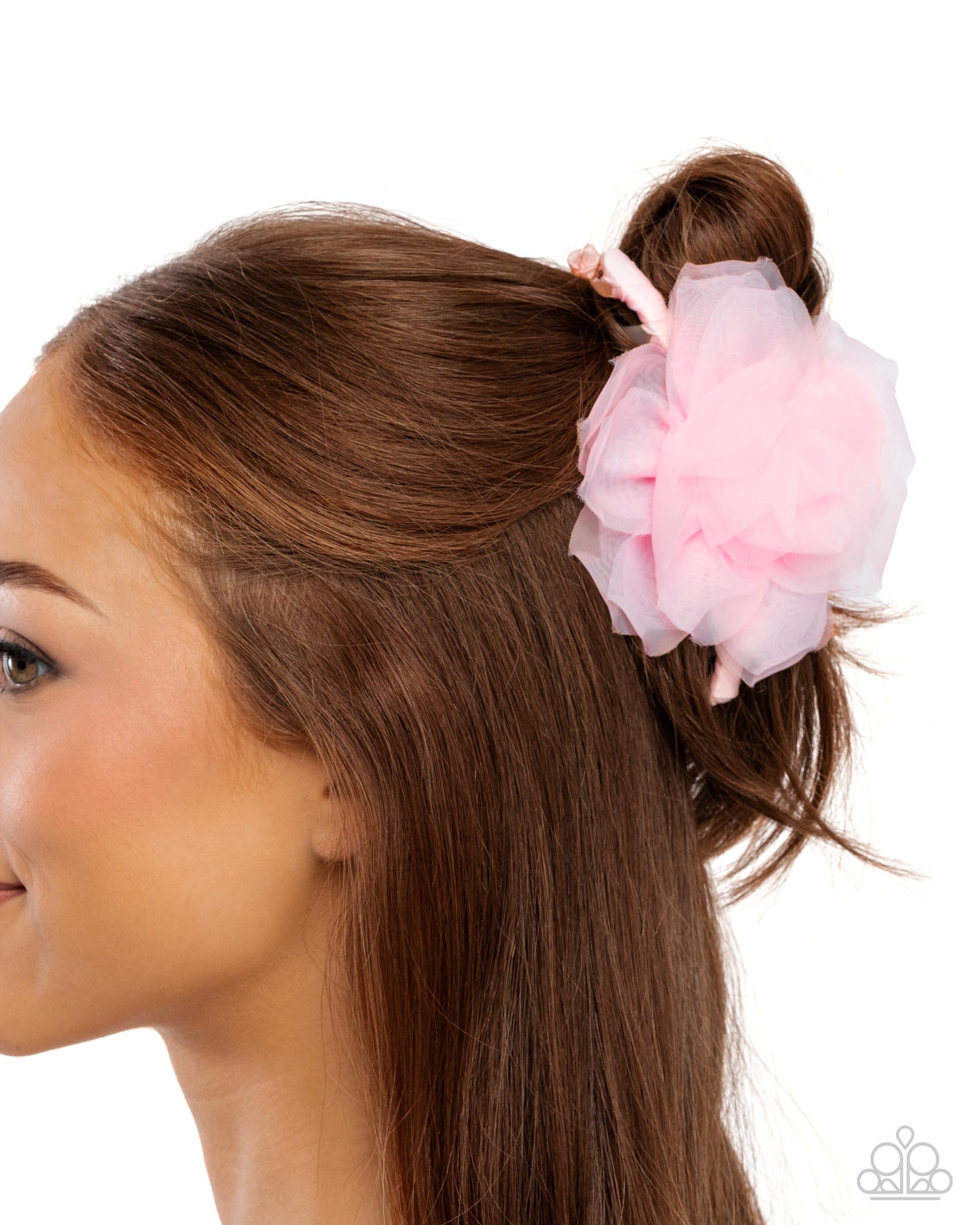 Adorable Applique - Pink - Paparazzi Hair Accessories Image
