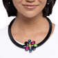 Forward Florals - Black - Paparazzi Necklace Image