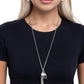 Refined Riddle - White - Paparazzi Necklace Image