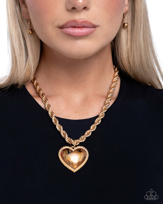 Romantic Rhythm - Paparazzi Necklace Image