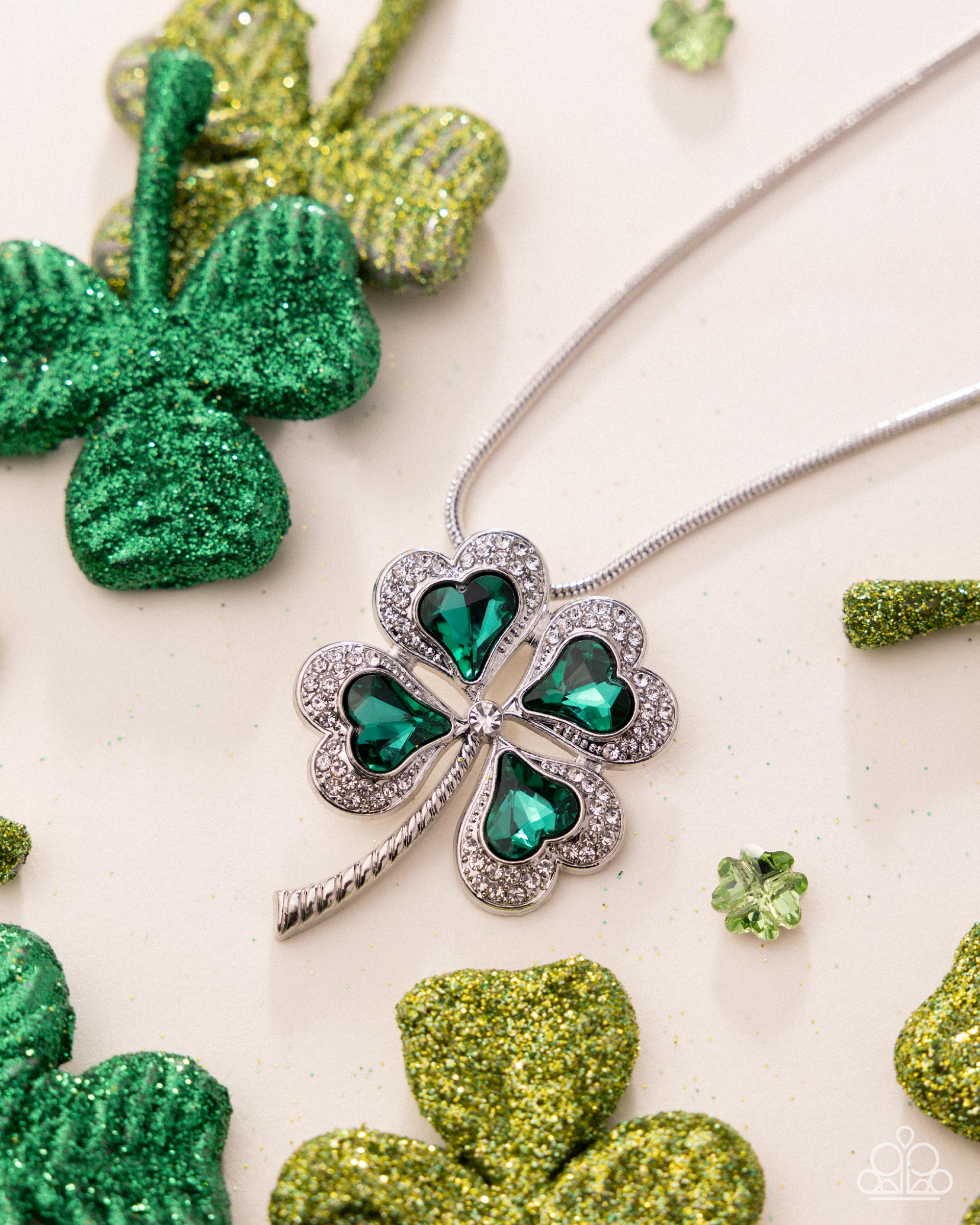 Fortunate Fashion - Green - Paparazzi Necklace Image