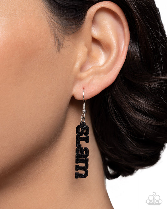 Slam Dunk Statement - Paparazzi Earring Image