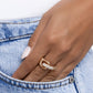 Captivating Confidence - Gold - Paparazzi Ring Image