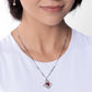 Sentimental Squares - Paparazzi Necklace Image