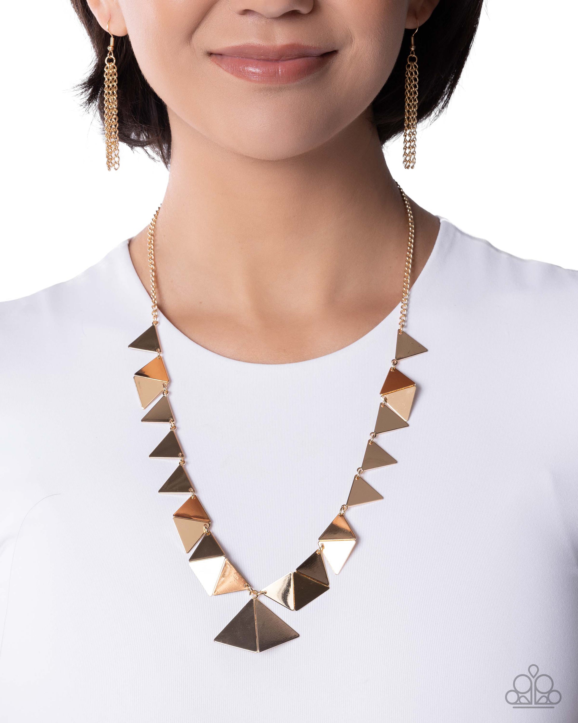 Triangle Tapestry - Paparazzi Necklace Image