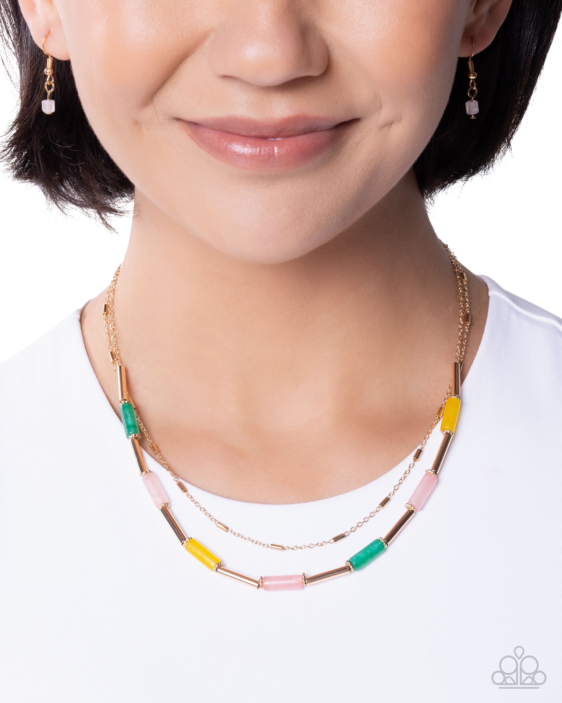 Ideal Color - Pink - Paparazzi Necklace Image