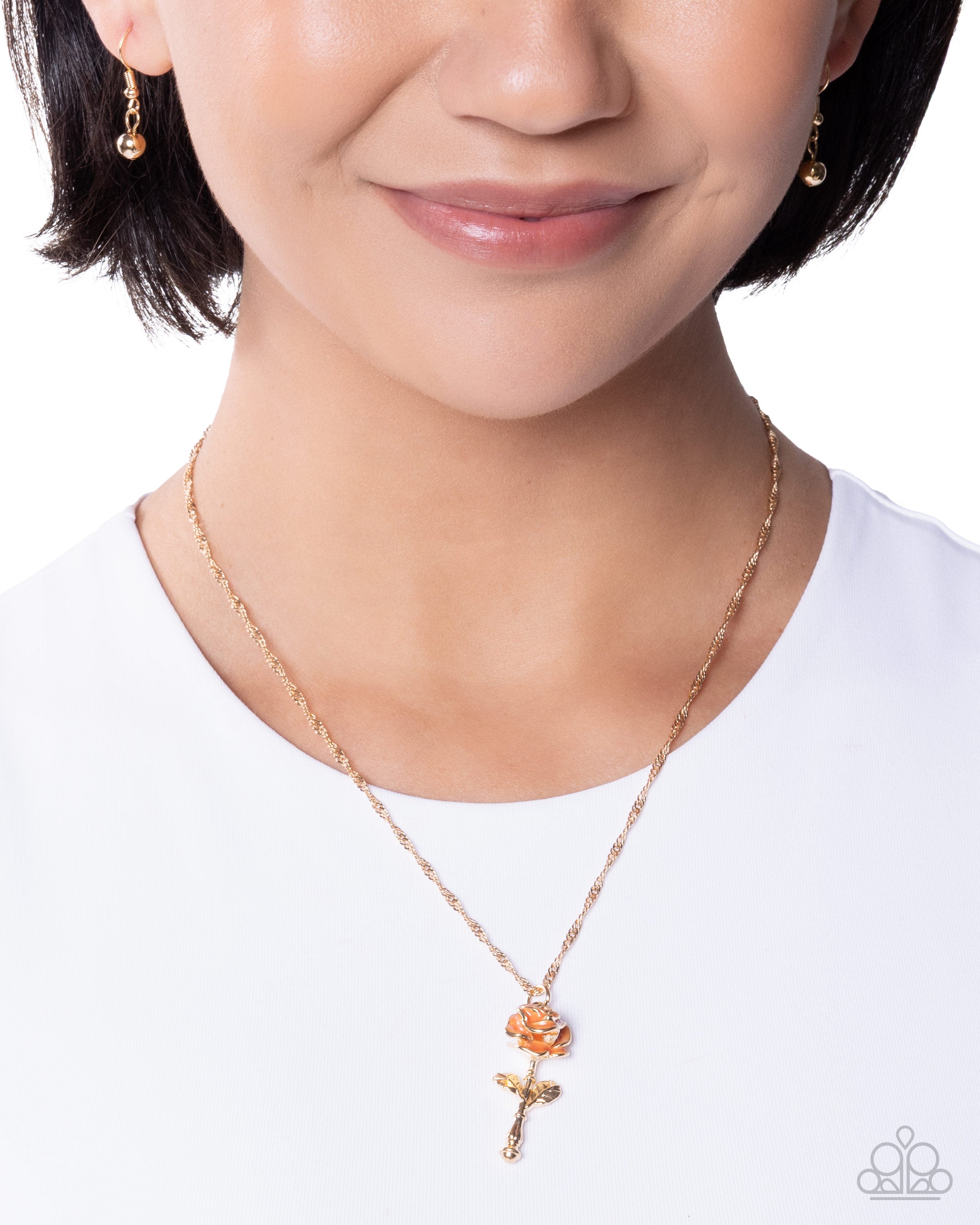 Paparazzi Necklace ~ A Single Rose - Orange – Paparazzi Jewelry