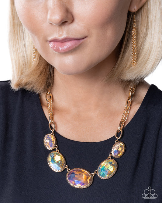 Mic Dropping Color - Paparazzi Necklace Image