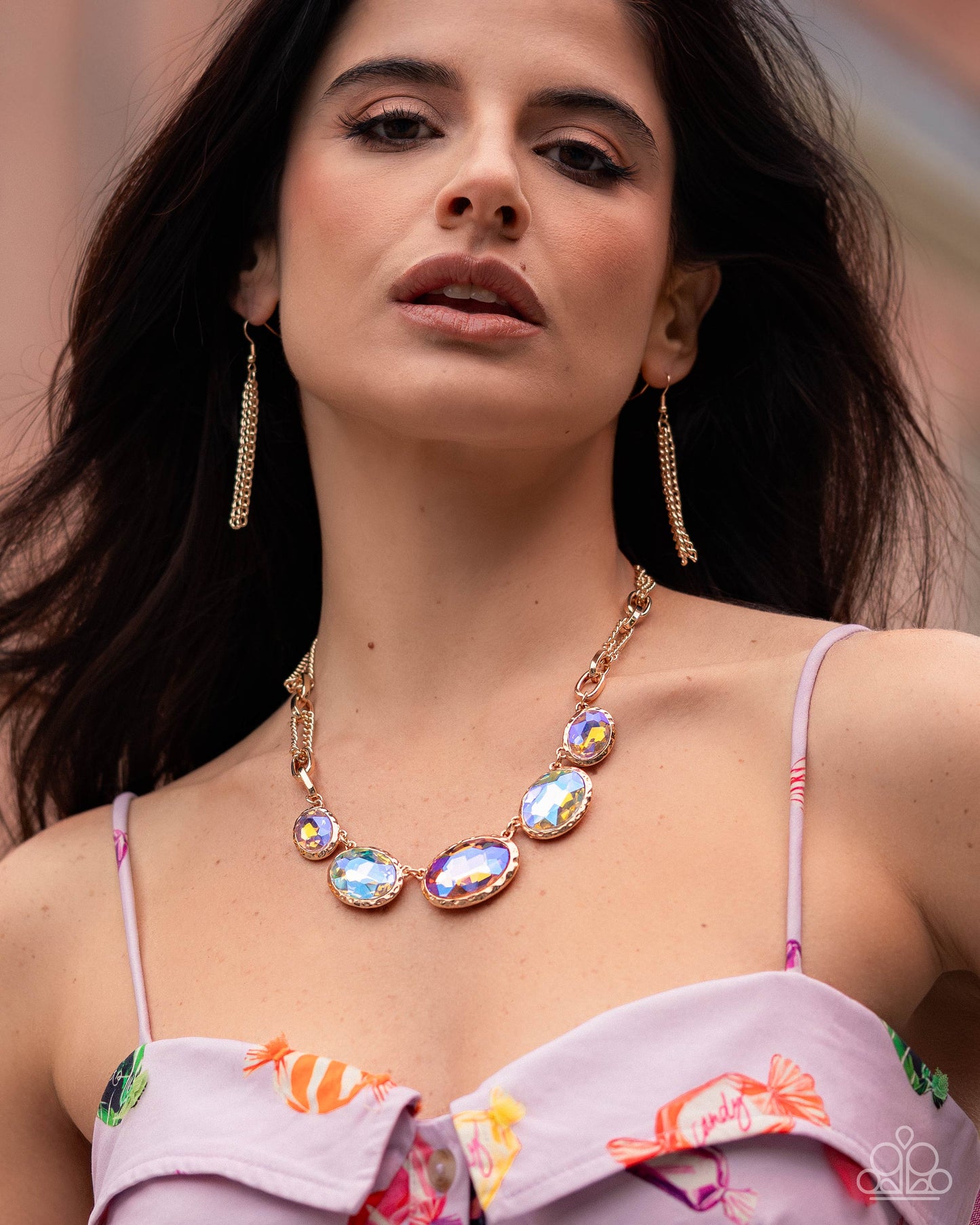 Mic Dropping Color - Paparazzi Necklace Image