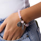 Rustic Rubato - Pink - Paparazzi Bracelet Image