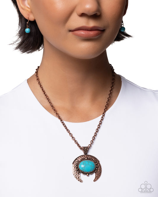 Ephemeral Element - Copper - Paparazzi Necklace Image