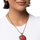 Ephemeral Element - Red - Paparazzi Necklace Image